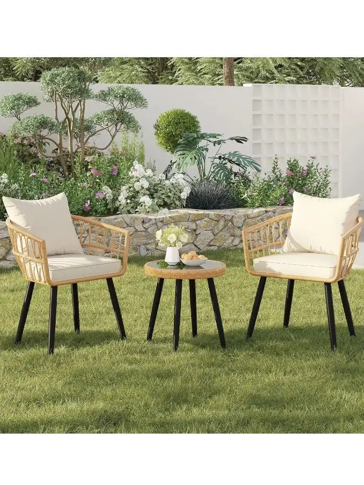 3-Piece Bistro Whicker Patio Set