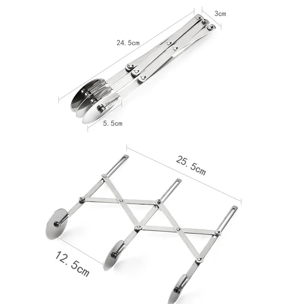3/5/7 Wheels Dough Divider Cutter