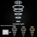 Crystal Chrome LED Chandelier