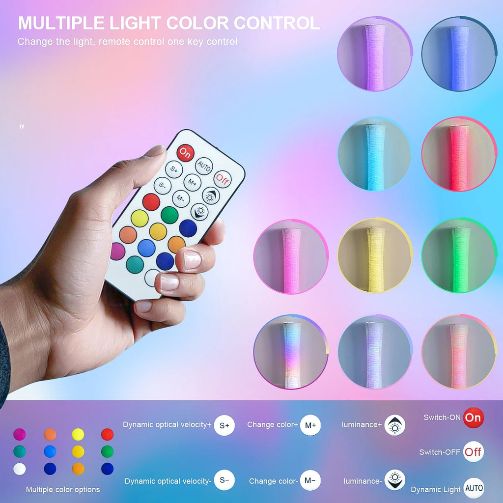 Rainbow Paper LED smart lamp