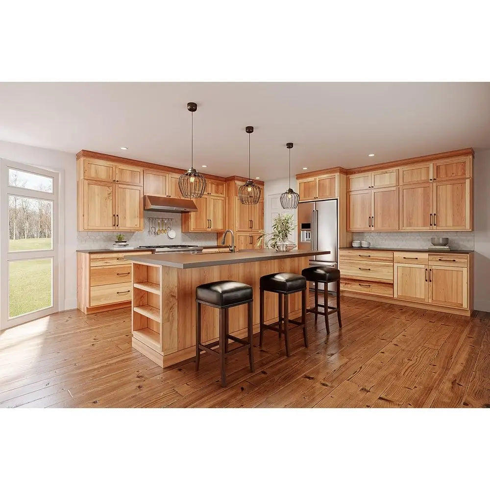 42" T Wall Cabinet - Shaker/100% Hardwood/Hickory/12DX36W