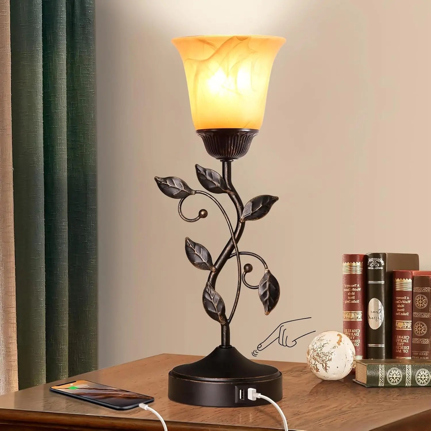 Vintage Bronze Touch Control Lamp