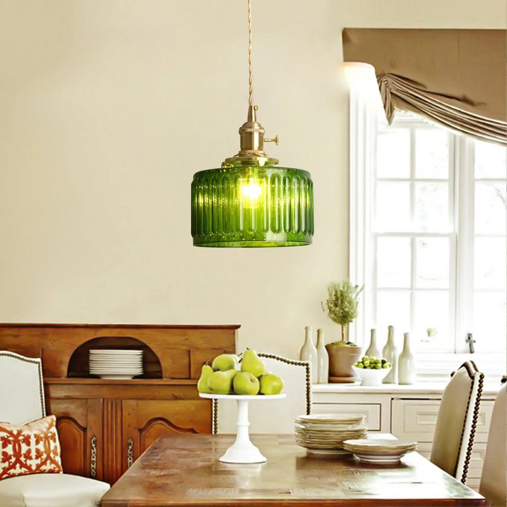 LED Green Crystal Chandelier