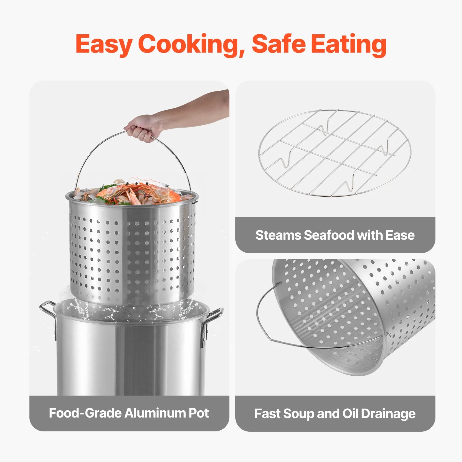 60/80/100Qt Seafood Boiling Kit, Strainer