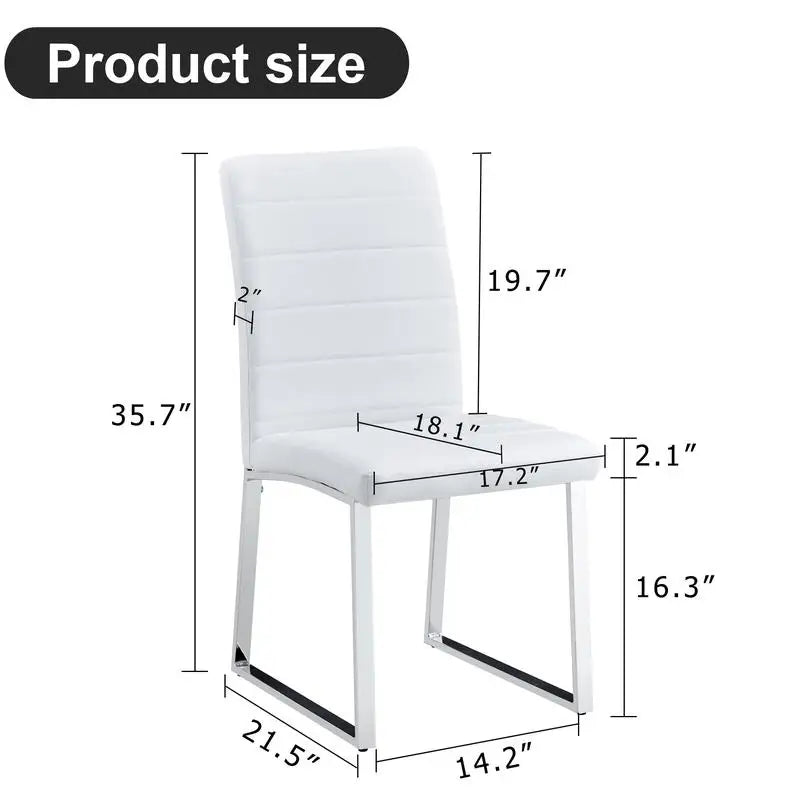 6 Heavy-Duty Thick Cushion Iron Frame
