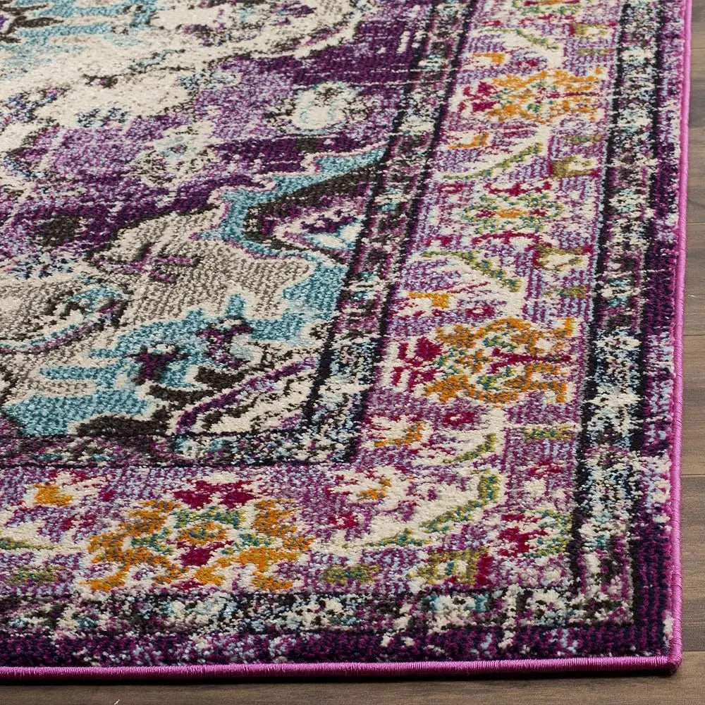 5"1"x7'7" Monaco Distressed Boho Medallion