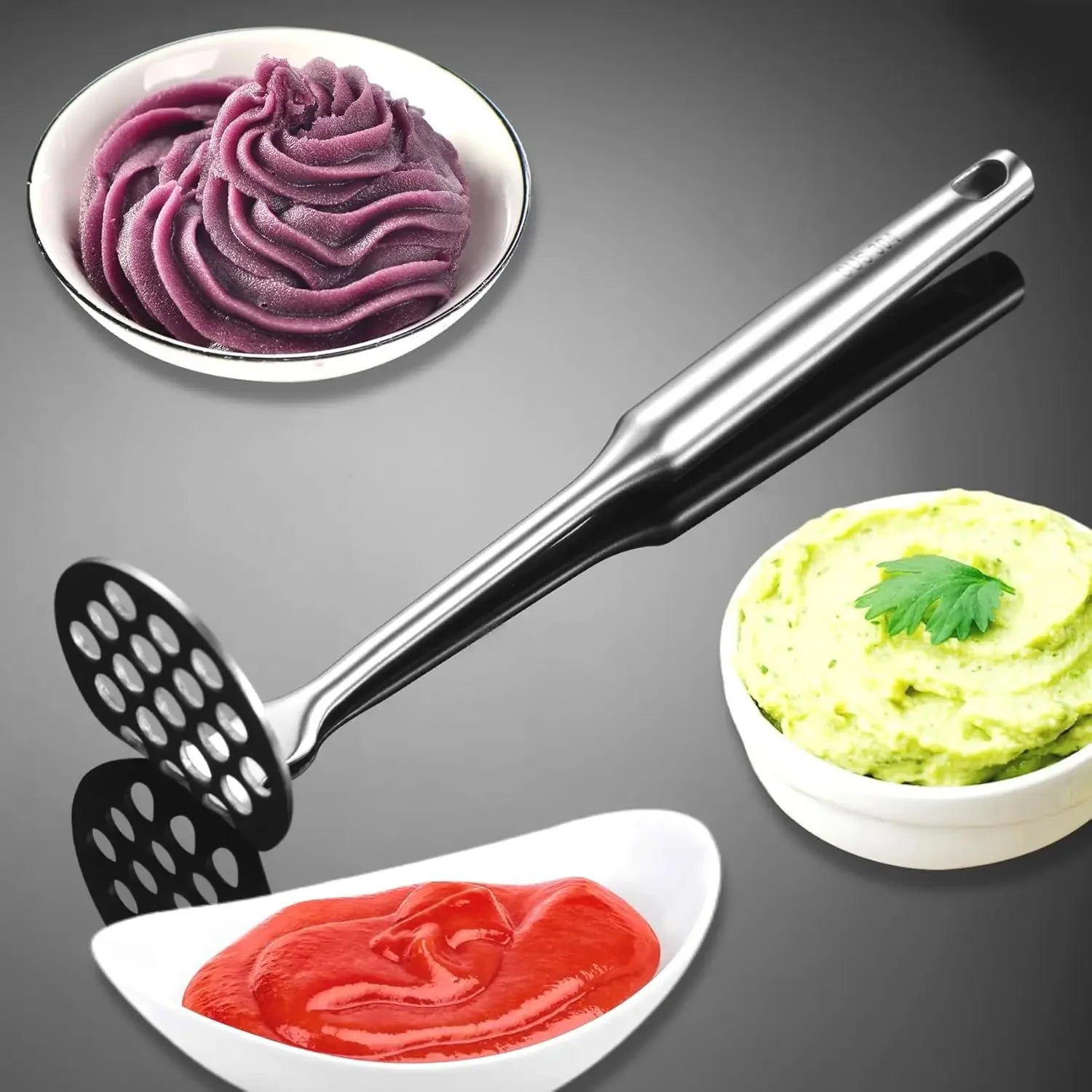 Small Potato Masher - Stainless