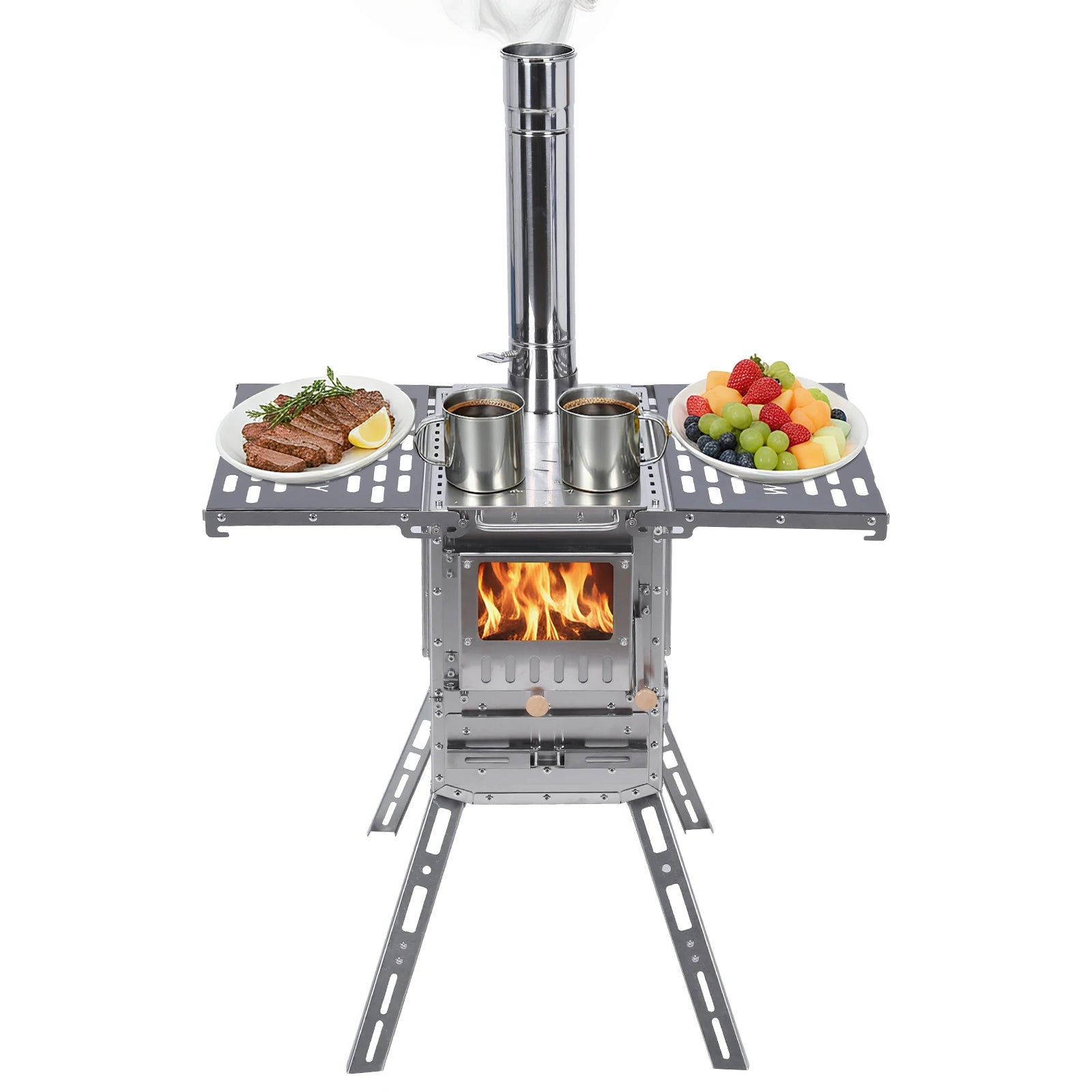 Tent Stove/Oven/Camping Table/Chimney