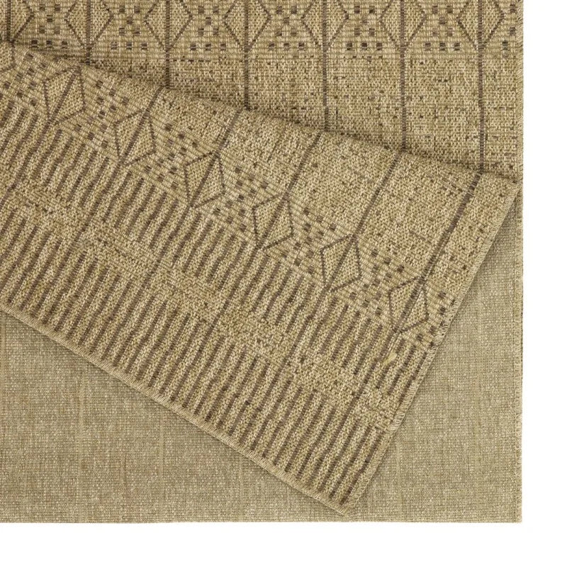 5'3"x7'3" Earth Jute/Mocha Indoor/Outdoor