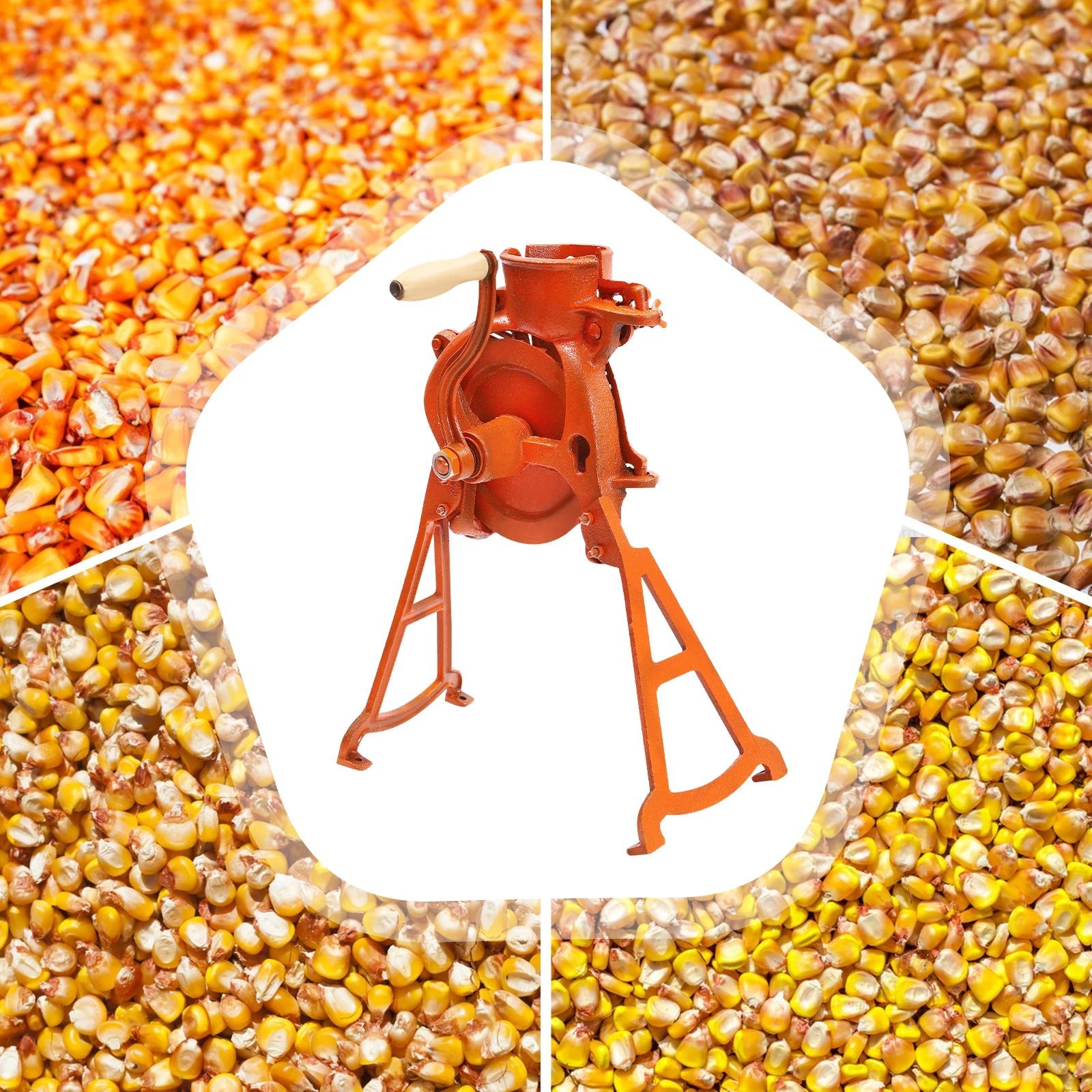 Manual Corn Thresher Hand Crank