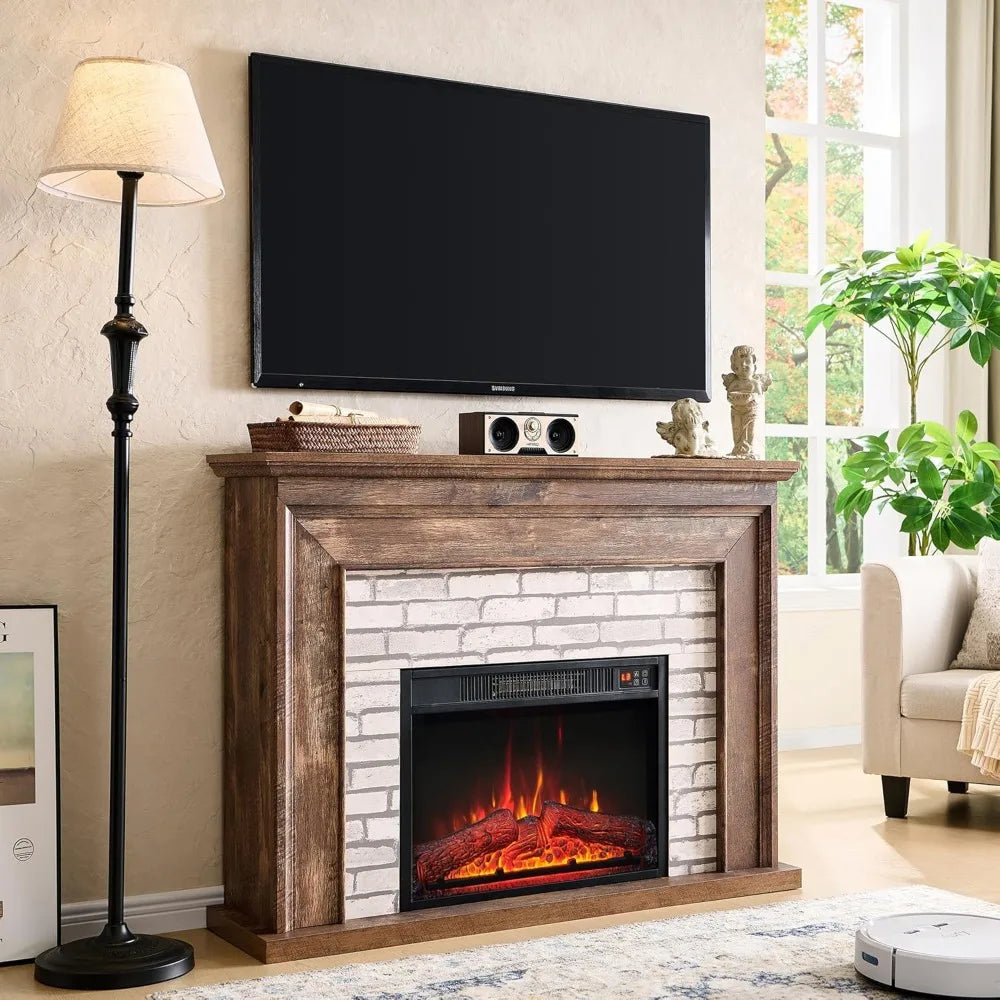 45" Flip Top Electric Fireplace