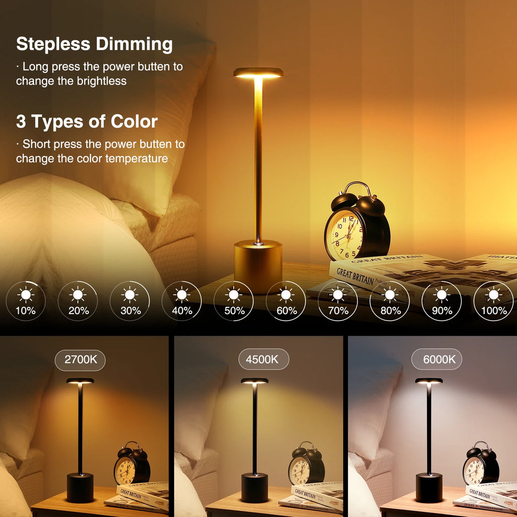 Rechargeable LED Wireless Touch Lamps 2