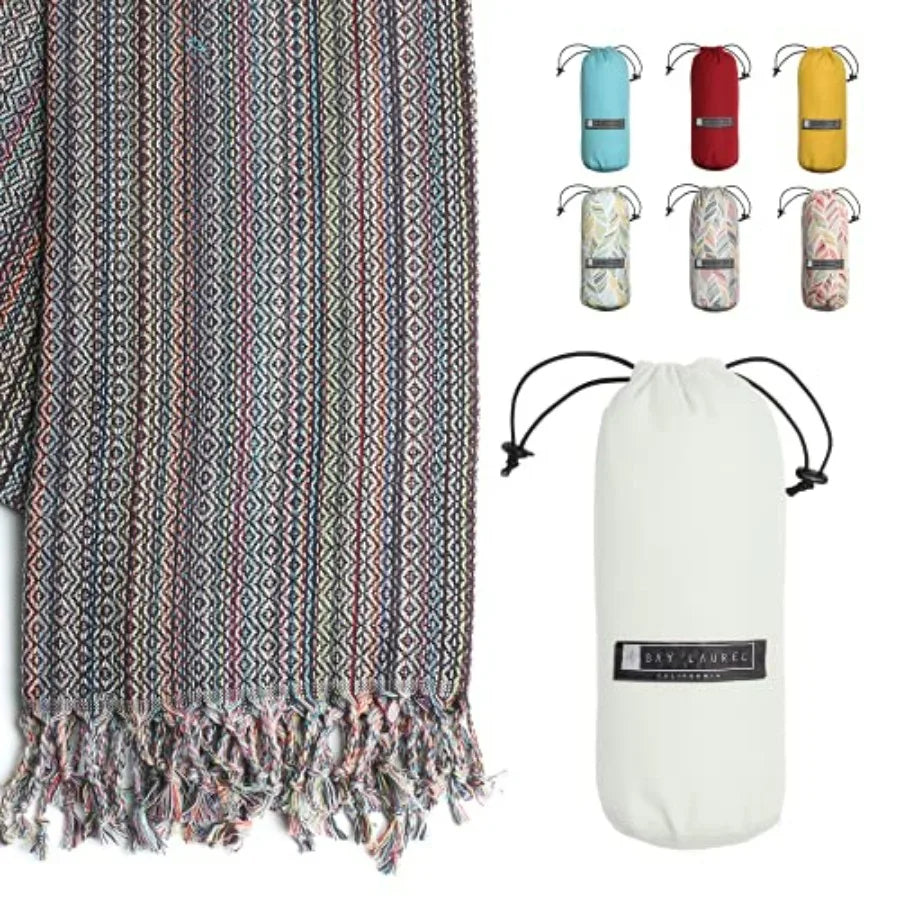 Turkish Beach Towel with Travel Bag 39 x 71