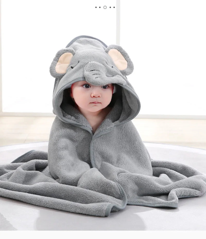 Animal Baby Bath Towels Soft