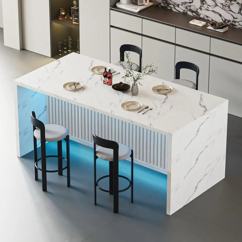 70.9" LED Marble for 4-6
