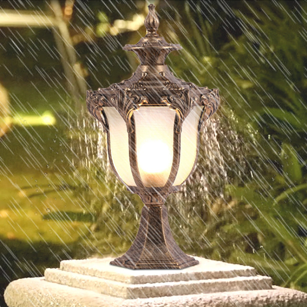 Outdoor Column Lamp Vintage Style