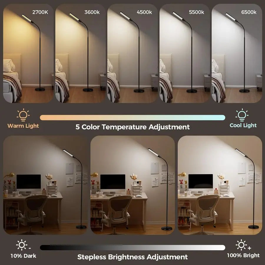 Bright Reading Lamp Adjustable Colors