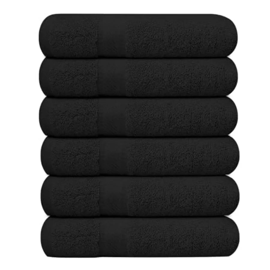 6 Pack Bath Towels Set 27 x 54