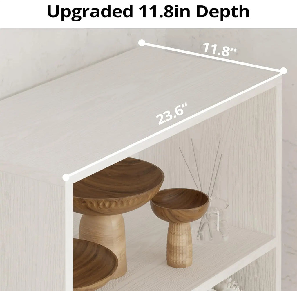 Industrial Bookshelves/Bookcases w/Doors 11.8 in Depth