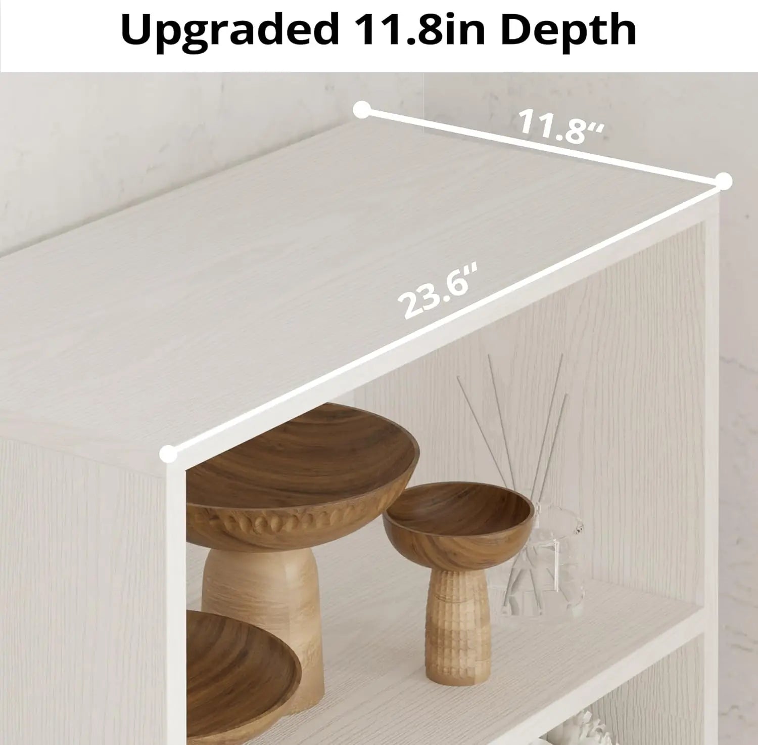 Industrial Bookshelves/Bookcases w/Doors 11.8 in Depth