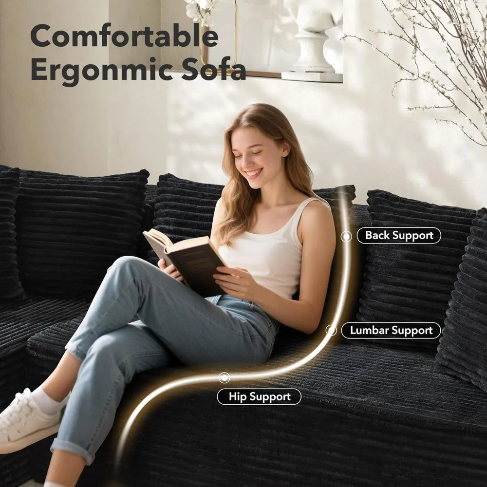 106" Modular Cloud Sectional