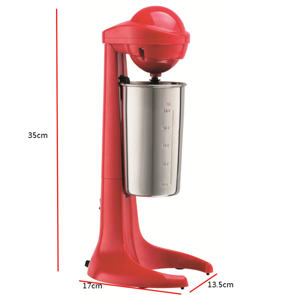 Red Milkshake Maker, 110V, 23000rpm, 100W Blender
