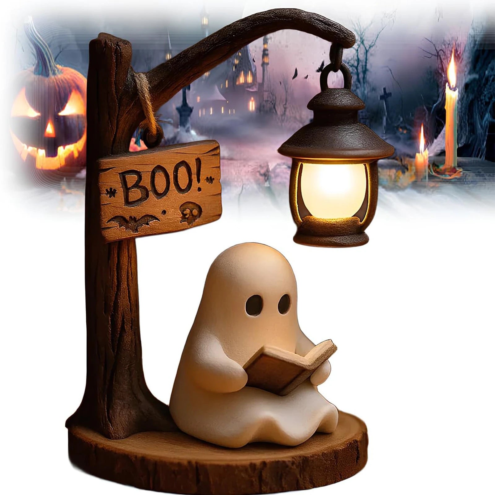 Cute Halloween Ghost Lantern