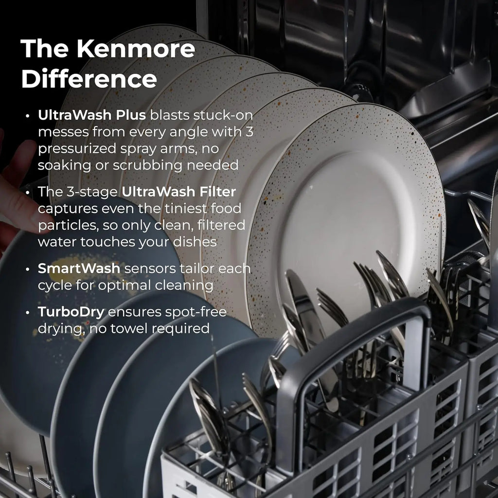 24' Built-In Dishwasher with Turbo Dry