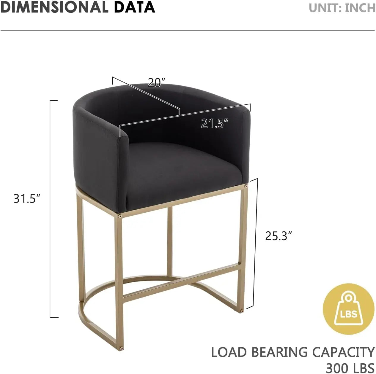 Counter Height Bar Stools (2)