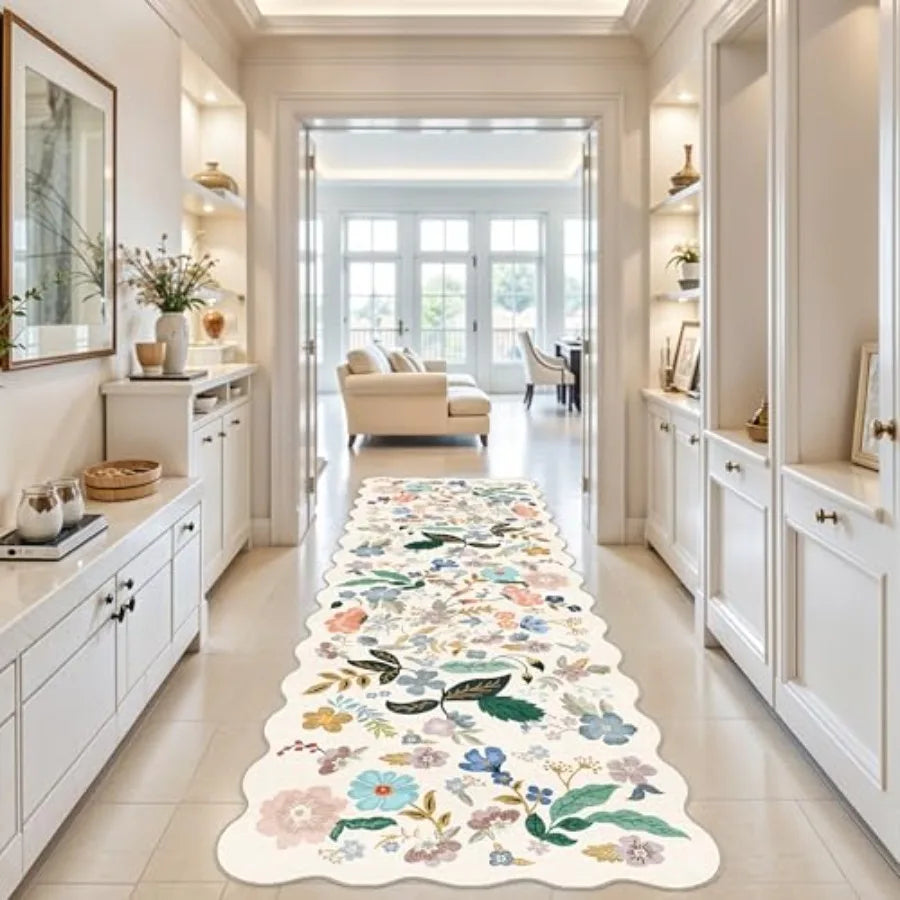 Indoor Floral Scalloped