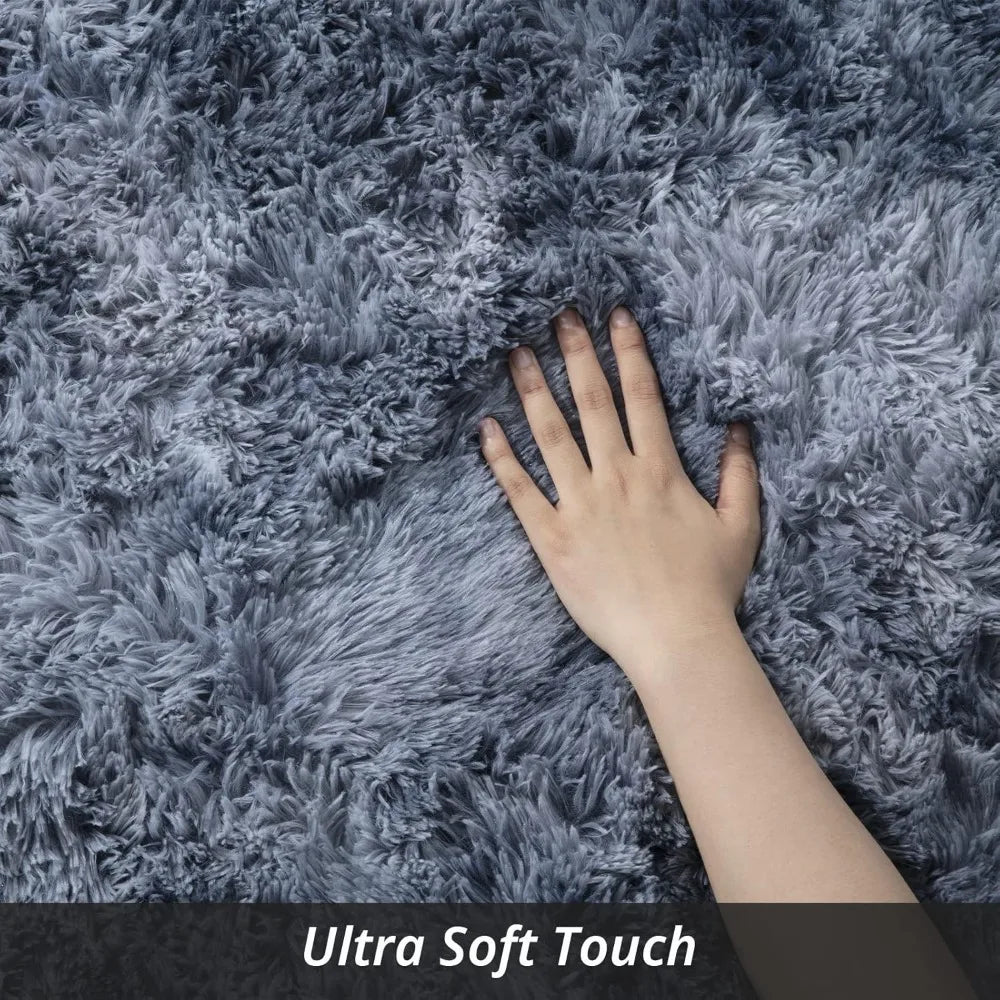 10x14 Plush Shaggy Fuzzy Faux Fur