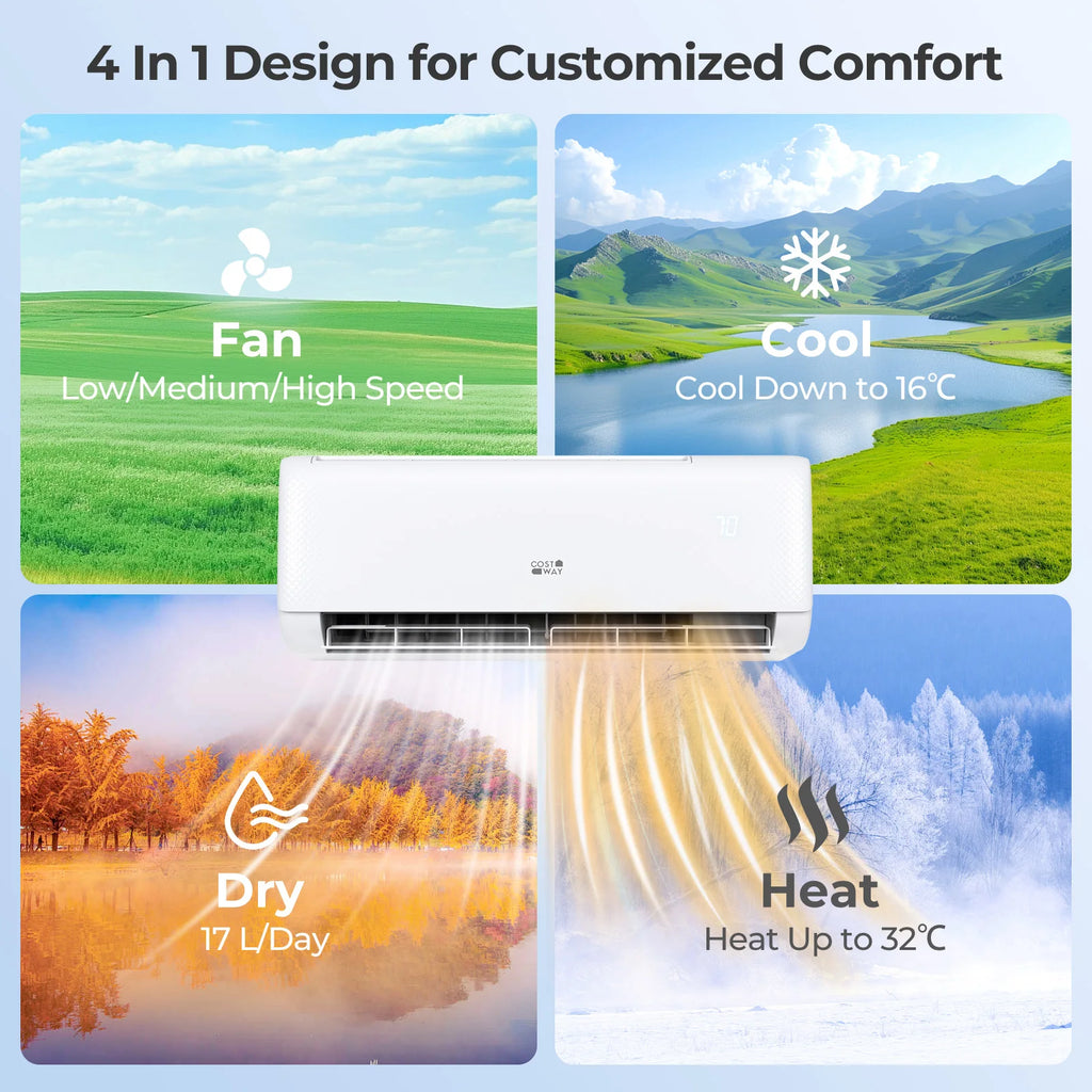 12000BTU Wifi AC 22 SEER2115V Inverter Air Conditioner