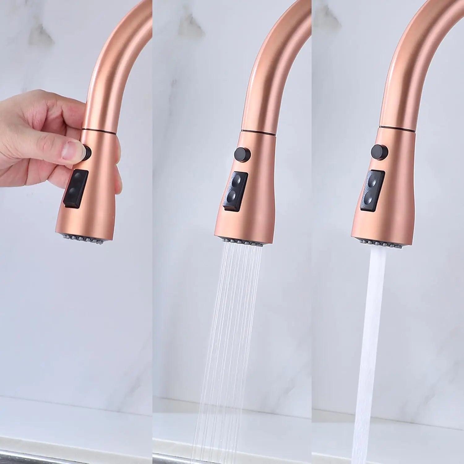Rose Gold Faucet, 304 Stainless Steel
