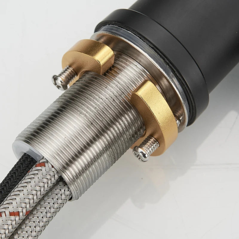 Black Faucets Pull out Sprayer