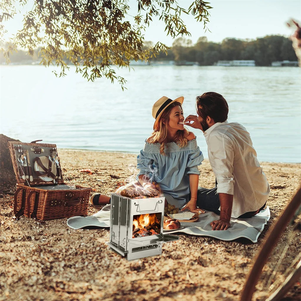 Foldable Camping Wood Burning Stove