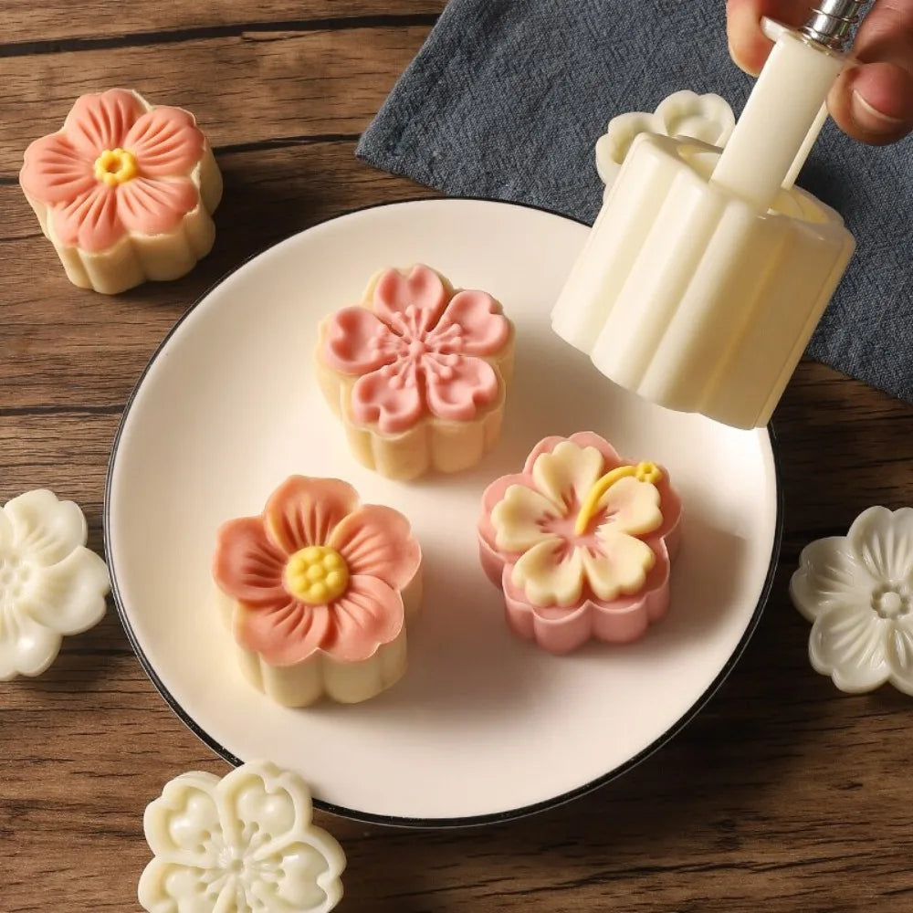 DIY Mooncake Mold Plastic Hand Press