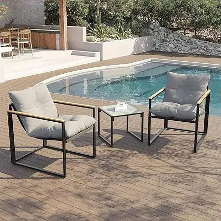 8-Piece Patio Set W/Fire Pit