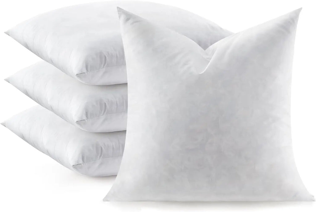 4 Feather Down Pillow Inserts 20x20