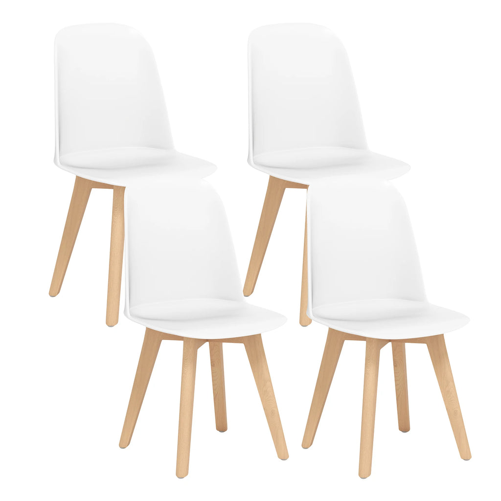 4 Modern Armless 330# Load Capacity