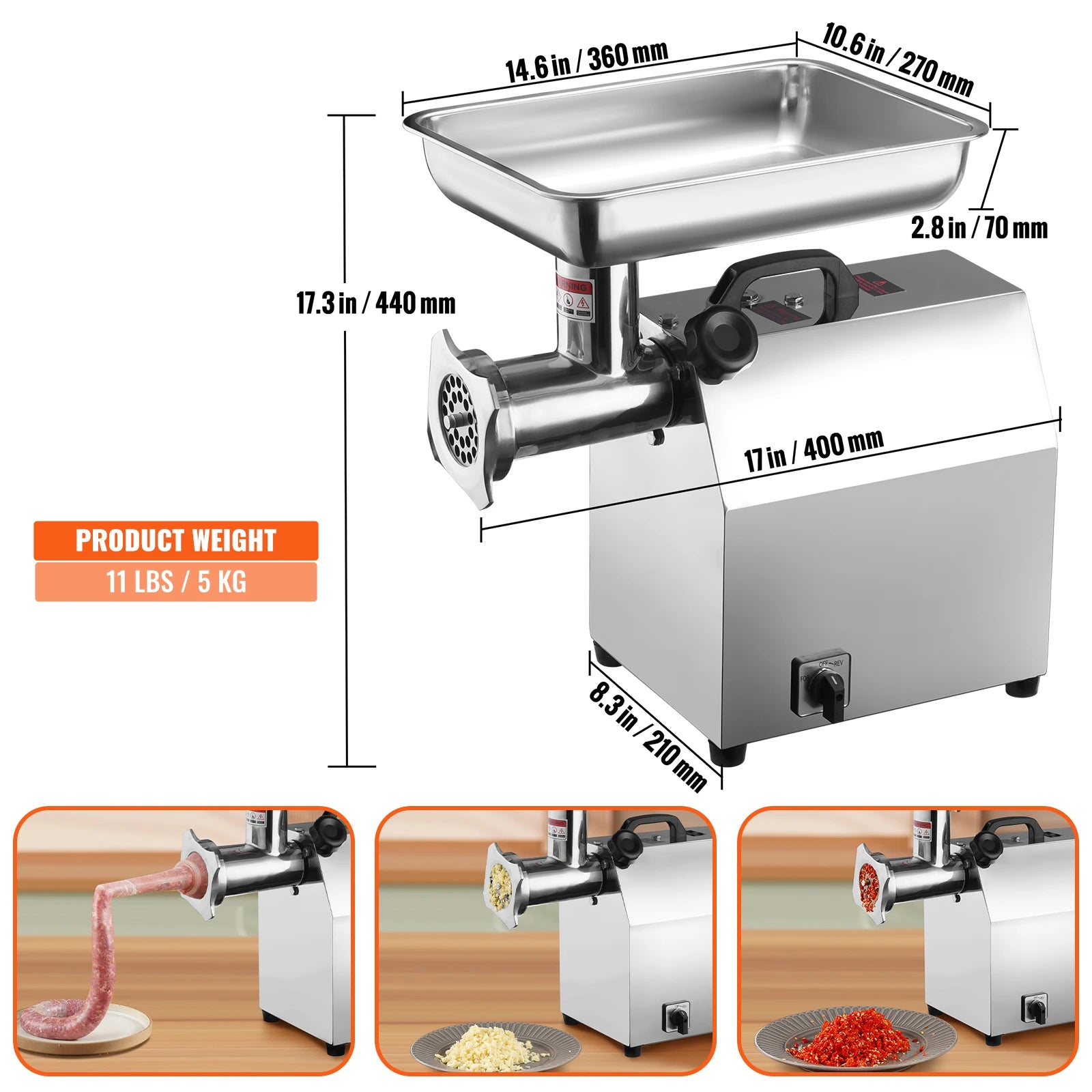 Electric Meat Grinder Food Processors Sausage