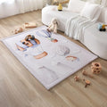 4'x5'6" Play Mat Dinosaur Balloons Memory Foam