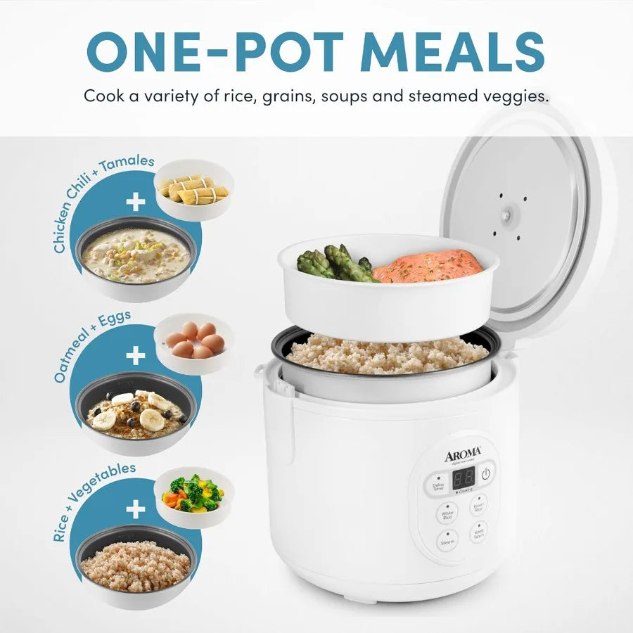 8-Cup Cooked / 4-Cup (Uncooked) Digital Rice Cooker
