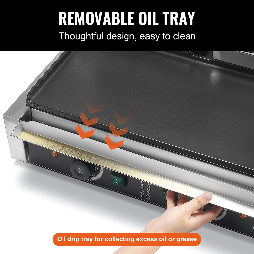 Commercial Panini Grill 3600W Electric Sandwich Maker