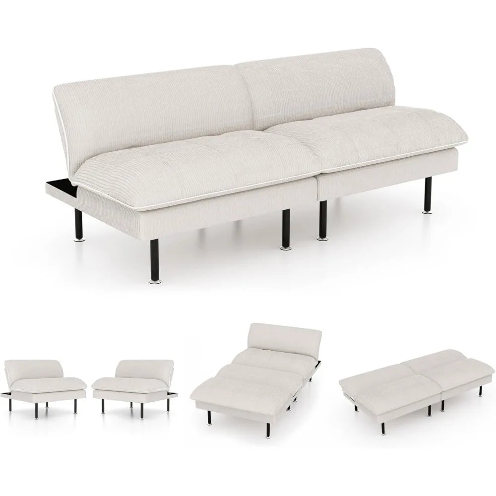 3 Sets 70" Futon Sofa Bed