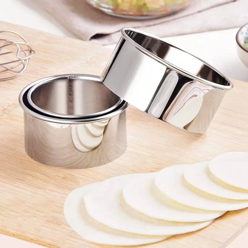 3Pcs Stainless Dough Cutter Molds
