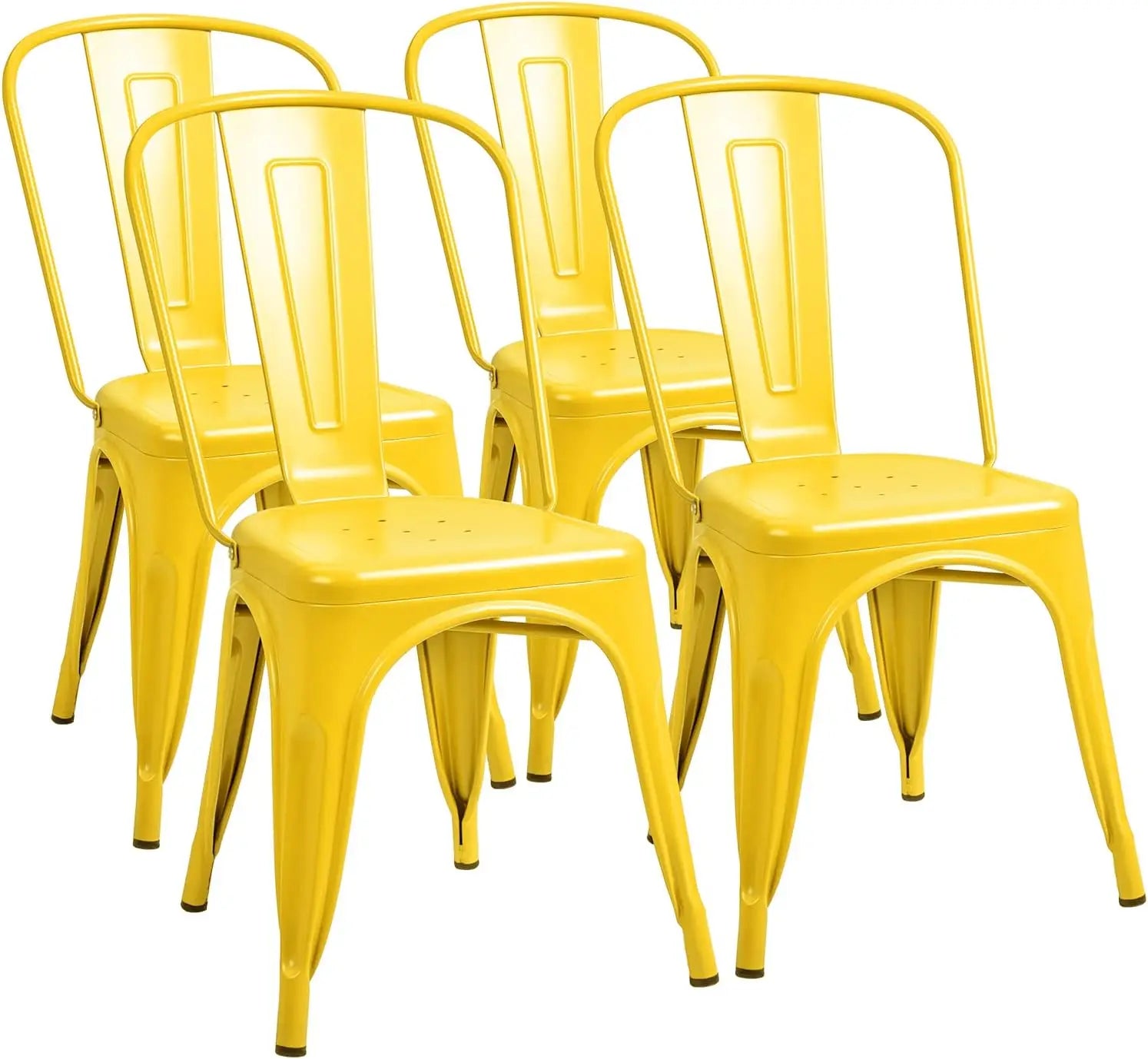 4 Metal Indoor-Outdoor Stackable Classic