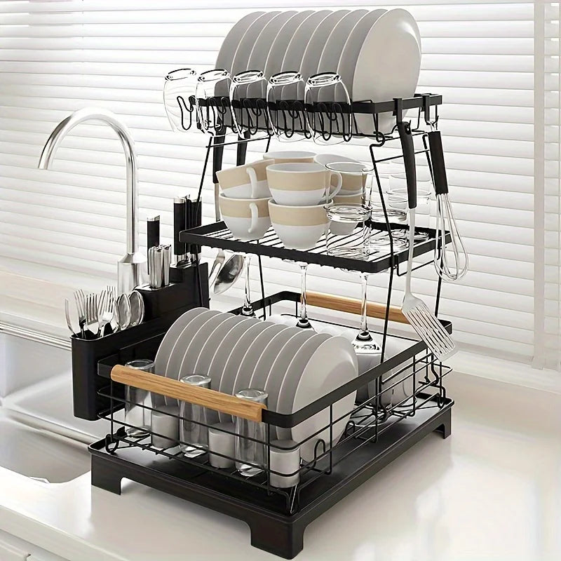 Dish Rack, 3 Tier Large