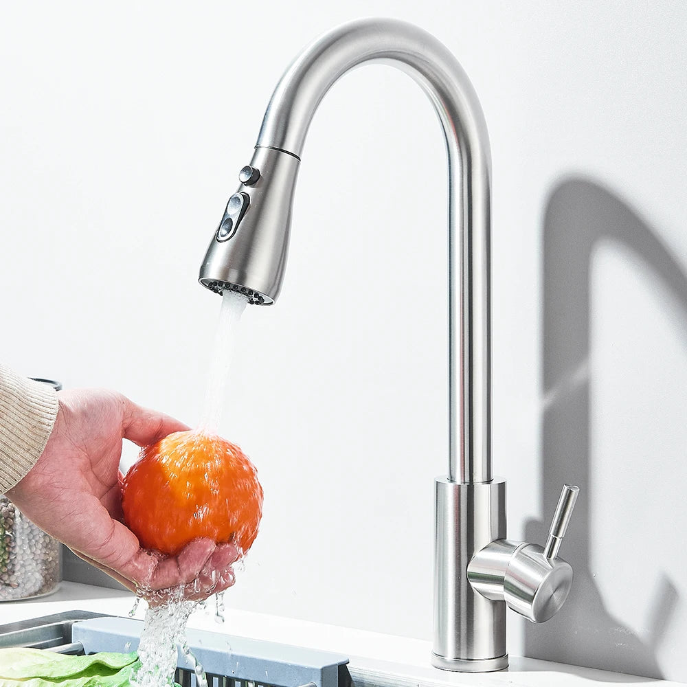Brushed Nickel Pull-out Sprayer