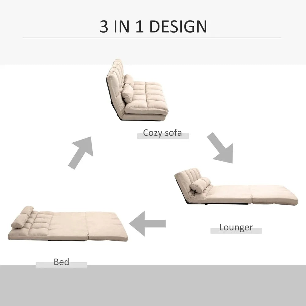 Adjustable Folding Sofa Chair Bed