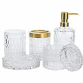 5Pcs Glass Bathroom Accessories